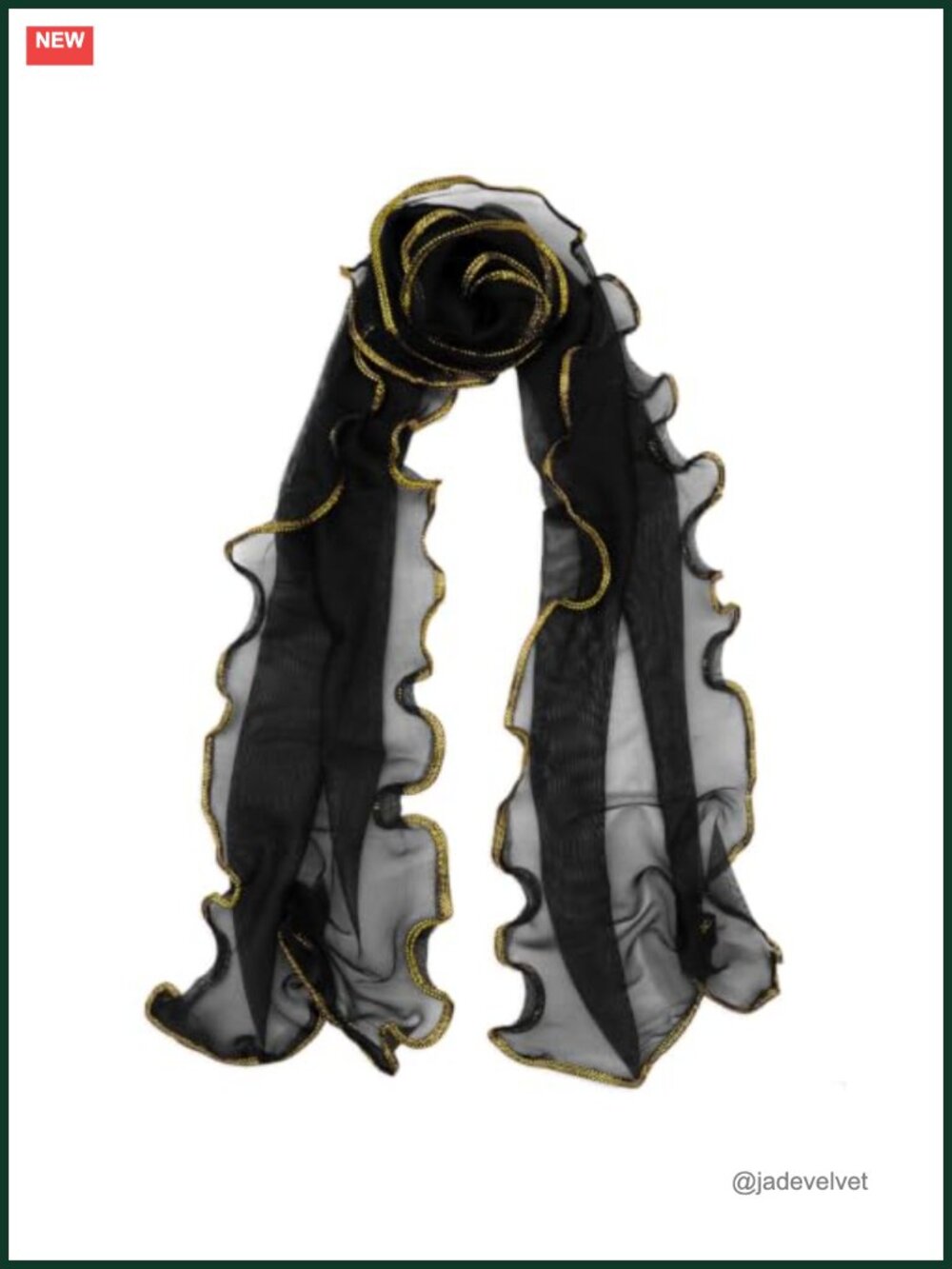 Lightweight Sheer Sequin Edge Shawl Wrap Scarf for Women